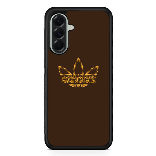Adidas Royal Gold Chocolate Samsung Galaxy A56 Case | Samsung Galaxy A56 Rubber Protective Case