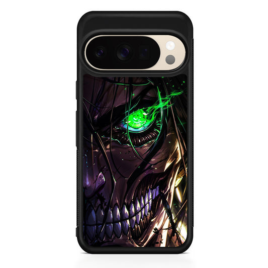 Attack on Titan Eren Face Google Pixel 10 Pro XL Case | Slim Google Pixel 10 Pro XL Protective Case