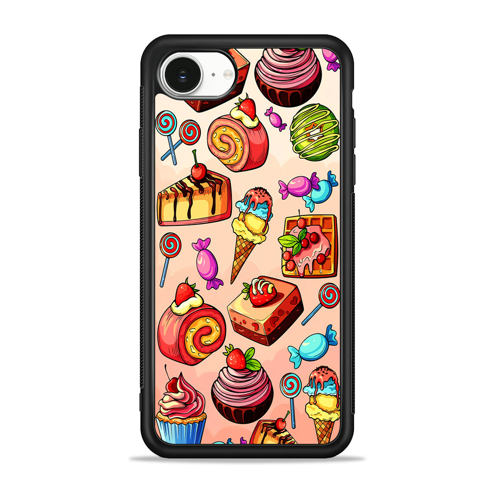 Delicious Colorful Sweets Collection iPhone 16e Case | Protective Phone Cover