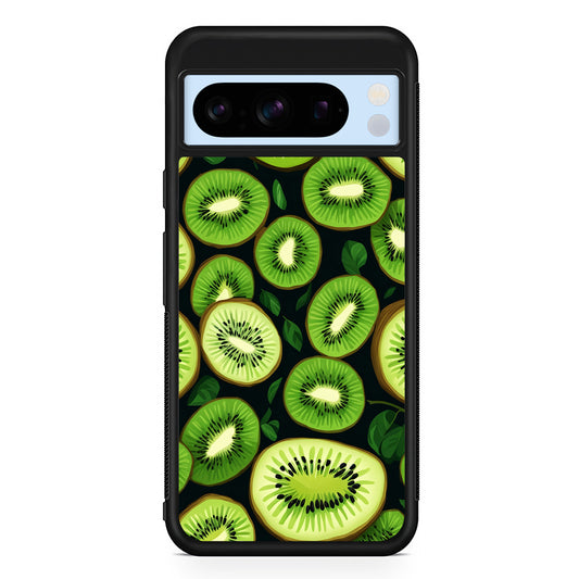 Fresh Organic Kiwi Fruit Google Pixel 8 Pro Case | Slim Rubber Case for Google Pixel 8 Pro