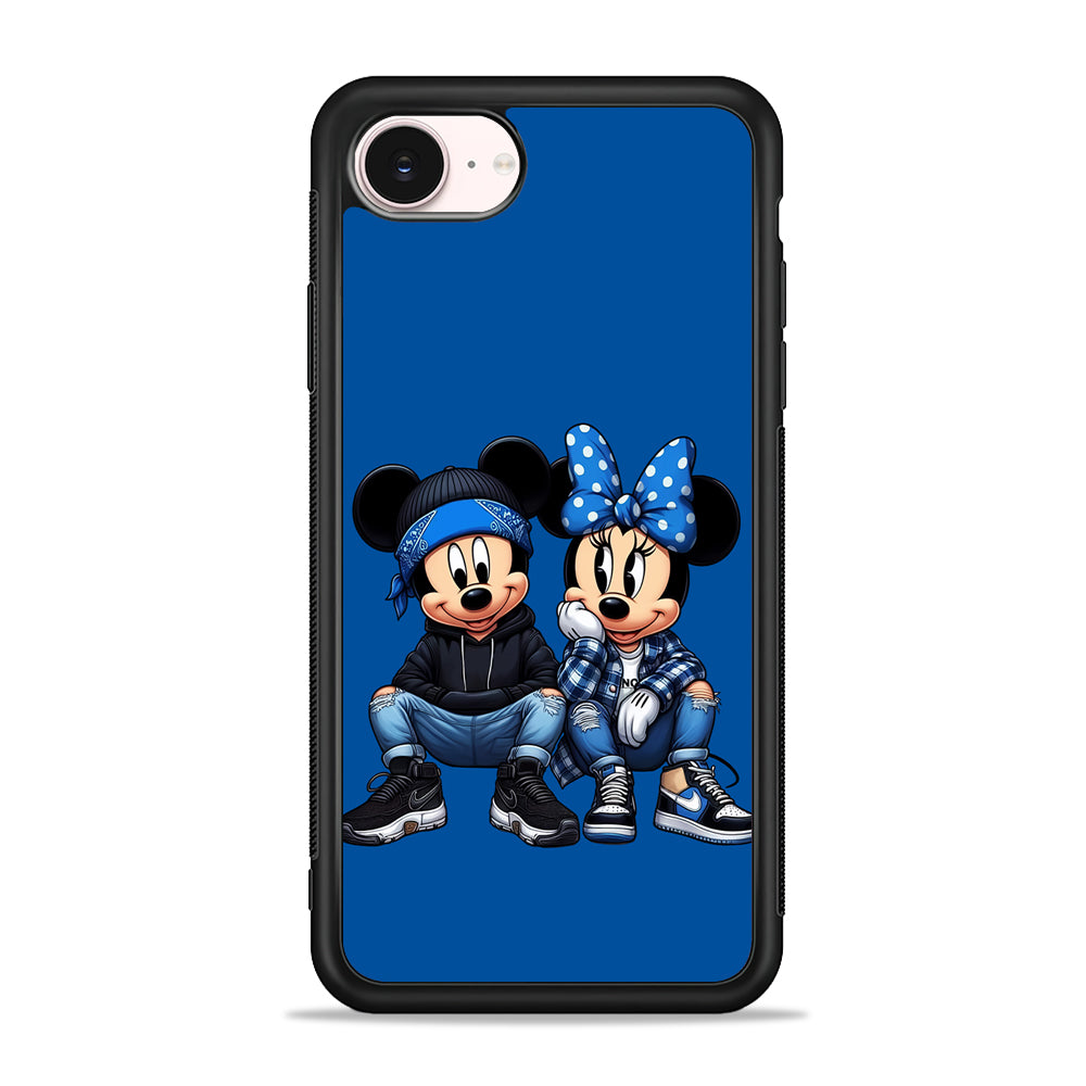 Mickey and Minnie Style iPhone 17e Case - Silicone Case