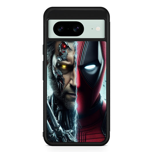 Deadpool and Wolverine Cooperation Google Pixel 8 Case | Durable Protective Cover for Google Pixel 8
