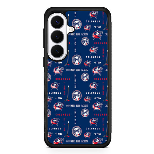 NHL Columbus Blue Jackets Design Samsung Galaxy S26 Plus Case | Slim Protective Cover for Samsung Galaxy S26 Plus
