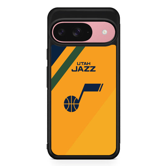 NBA Utah Jazz Logo Google Pixel 9 Case | Google Pixel 9 Protective Rubber Case