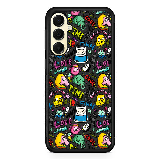 Adventure Time Pattern Samsung Galaxy A16 Case | Slim Rubber Samsung Galaxy A16 Case