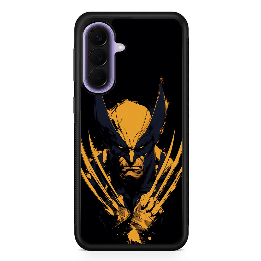 Wolverine Black and Yellow Samsung Galaxy A57 Case | Slim Samsung Galaxy A57 Rubber Case