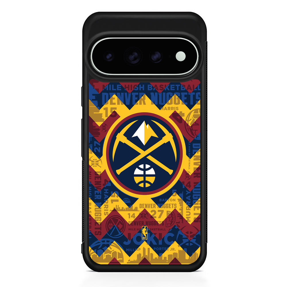 NBA Denver Nuggets Chevron Google Pixel 11 Pro XL Case - Custom Design Protective Case