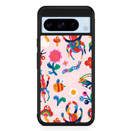 Bug Cartoon Aesthetic Google Pixel 8 Pro Case | Slim Rubber Case for Google Pixel 8 Pro