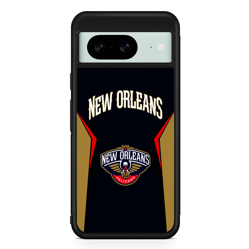 NBA New Orleans Pelicans Jersey Google Pixel 8 Case | Durable Protective Cover for Google Pixel 8