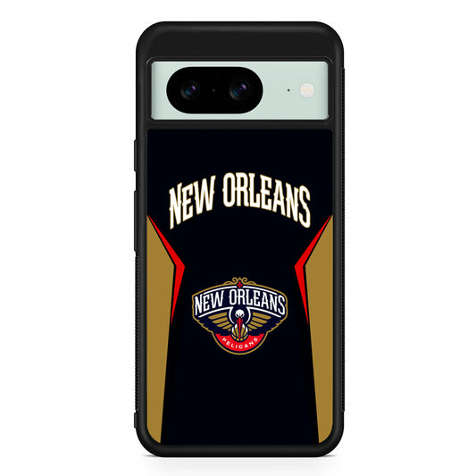NBA New Orleans Pelicans Jersey Google Pixel 8 Case | Durable Protective Cover for Google Pixel 8