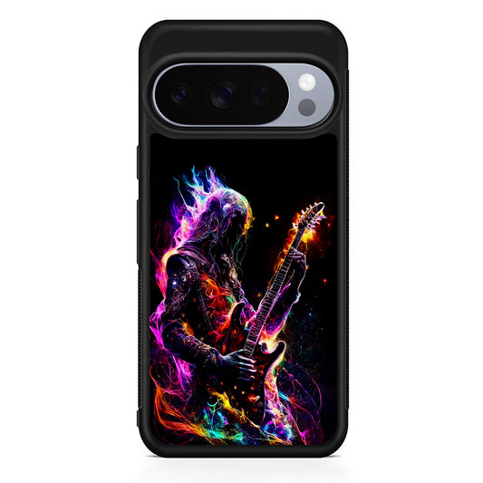 Rock Heavy Metal Guitar Google Pixel 10 Pro Case | Slim Google Pixel 10 Pro Rubber Case