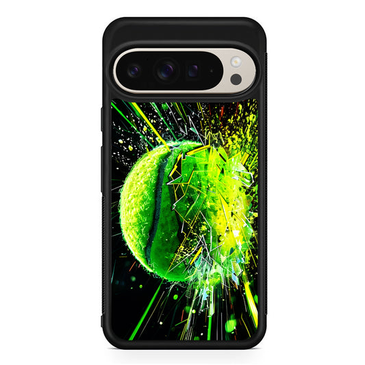 Tennis Ball Breaks Glass Google Pixel 9 Pro Case | Slim Protective Cover