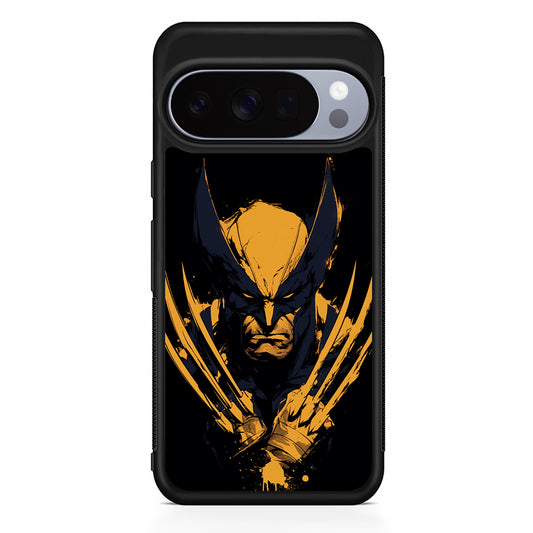 Wolverine Black and Yellow Google Pixel 10 Pro Case | Slim Google Pixel 10 Pro Rubber Case
