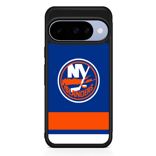 NHL New York Islanders Jersey Google Pixel 10 Case | Google Pixel 10 Rubber Protective Case