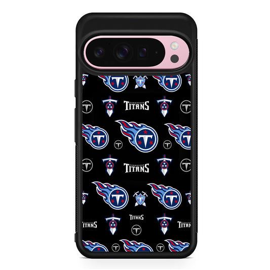 NFL Tennessee Titans Pattern Google Pixel 9 Pro XL Case | Protective Cover
