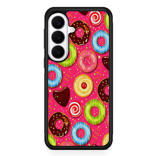 Pink Sweet Cute Donuts Samsung Galaxy S26 Plus Case | Slim Protective Cover for Samsung Galaxy S26 Plus