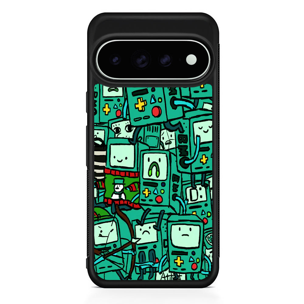 Adventure Time BMO Pattern Google Pixel 11 Pro XL Case - Custom Design Protective Case