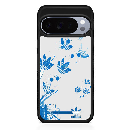 Adidas Track Paint Blue Google Pixel 10 Pro Case | Slim Google Pixel 10 Pro Rubber Case