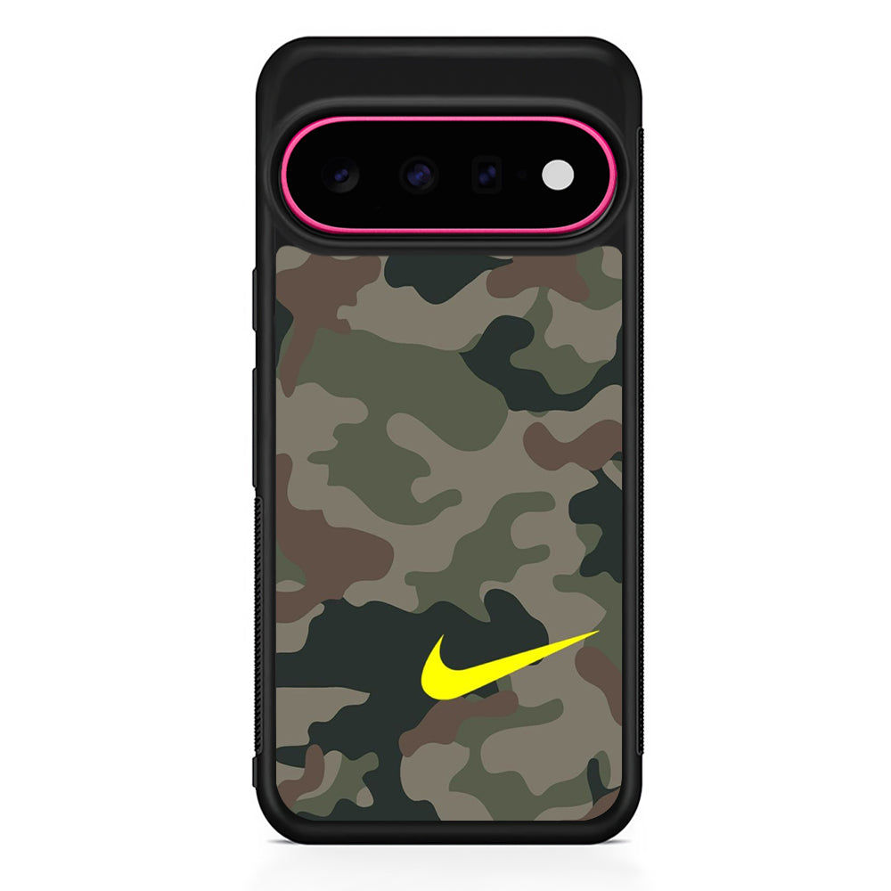 Nike Camo Yellow Alert Google Pixel 11 Case - Stylish Protective Phone Case