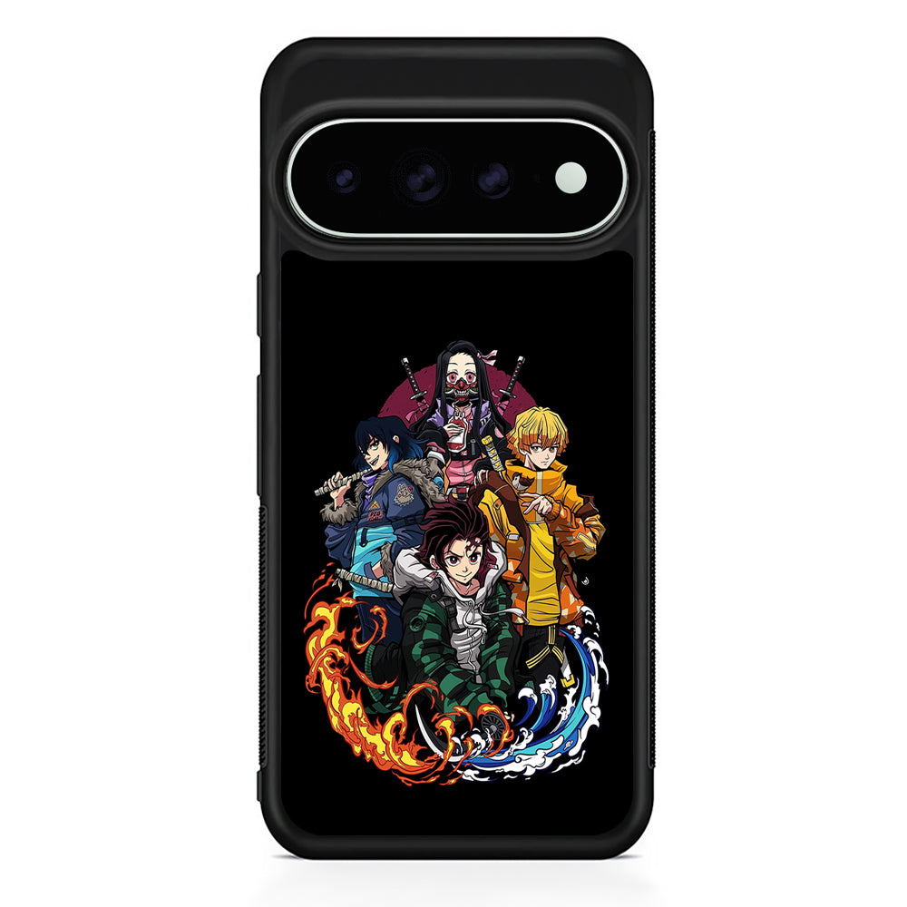 Demon Slayer Hoodie Style Google Pixel 11 Pro XL Case - Custom Design Protective Case