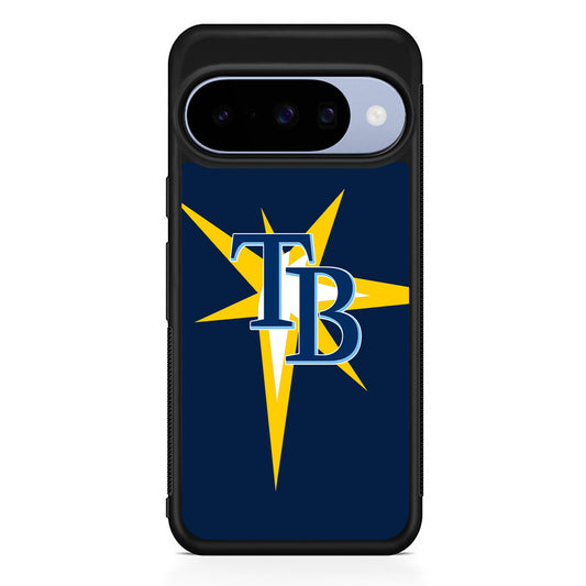 MLB Tampa Bay Rays Team Google Pixel 10 Case | Google Pixel 10 Rubber Protective Case