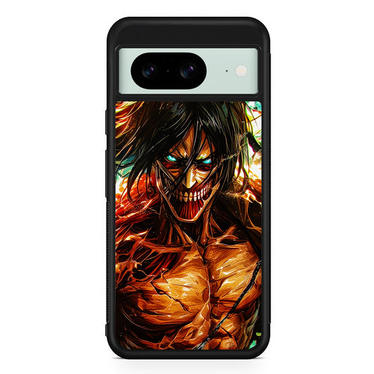 Attack on Titan Eren's Form Google Pixel 8 Case | Durable Protective Cover for Google Pixel 8