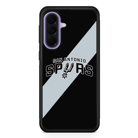 NBA San Antonio Spurs Stripe Samsung Galaxy A57 Case | Slim Samsung Galaxy A57 Rubber Case