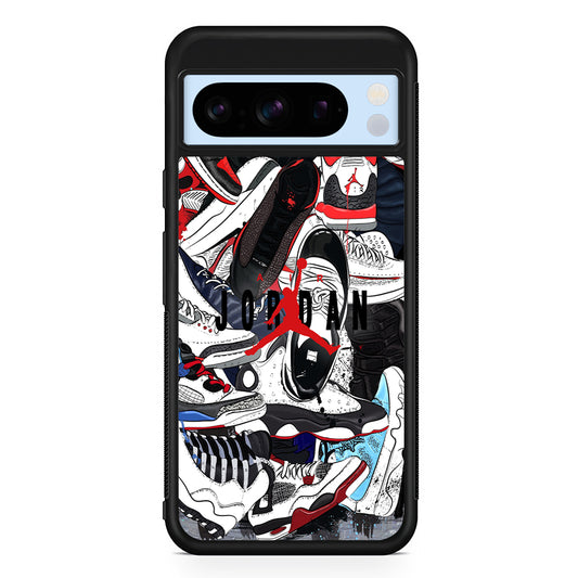 Air Jordan Scattered Collection Google Pixel 8 Pro Case | Slim Protective Cover