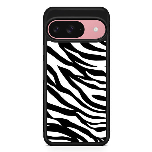 Zebra Skin Pattern Google Pixel 9 Case | Google Pixel 9 Protective Rubber Case