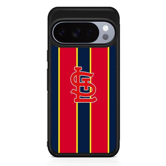 MLB St Louis Cardinals Logo Google Pixel 10 Pro Case | Slim Google Pixel 10 Pro Rubber Case