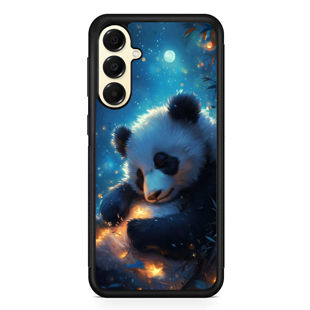Cute Panda is Sleeping Samsung Galaxy A16 Case | Slim Rubber Samsung Galaxy A16 Case