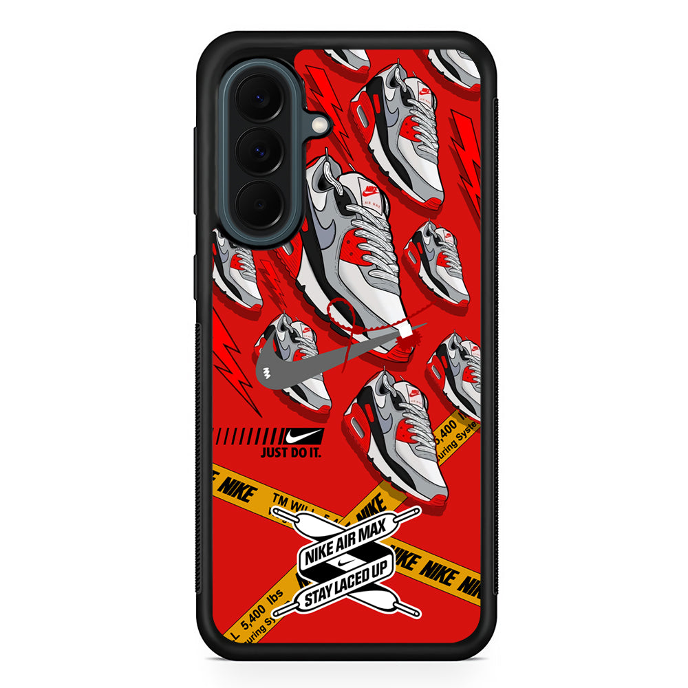 Nike Laced Up The Shoes Samsung Galaxy A37 Case | Samsung Galaxy A37 Rubber Phone Case