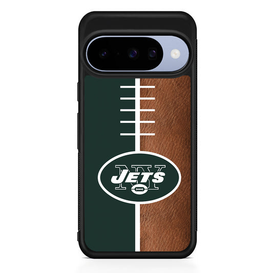 NFL New York Jets Logo Google Pixel 10 Case | Google Pixel 10 Rubber Protective Case