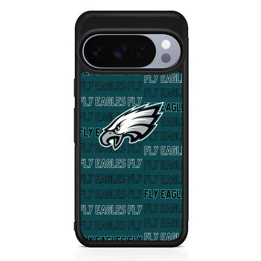 NFL Philadelphia Eagles Fly Google Pixel 10 Pro Case | Slim Google Pixel 10 Pro Rubber Case