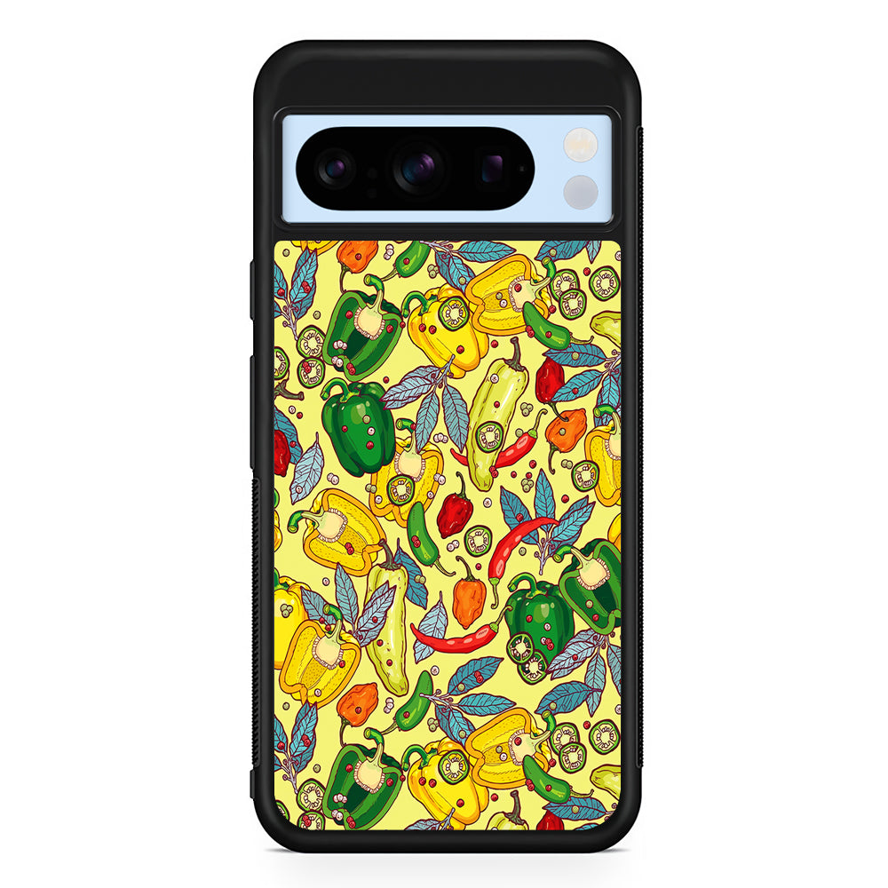 Healthy Vegetarian Food Google Pixel 8 Pro Case | Slim Rubber Case for Google Pixel 8 Pro