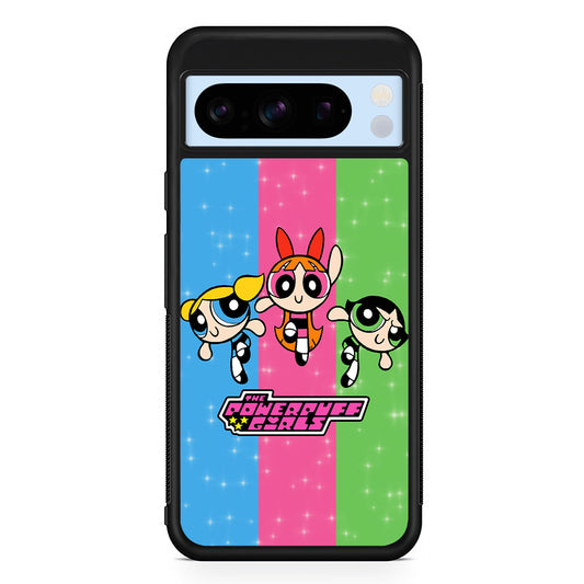 The Powerpuff Girls Character Google Pixel 8 Pro Case | Slim Rubber Case for Google Pixel 8 Pro