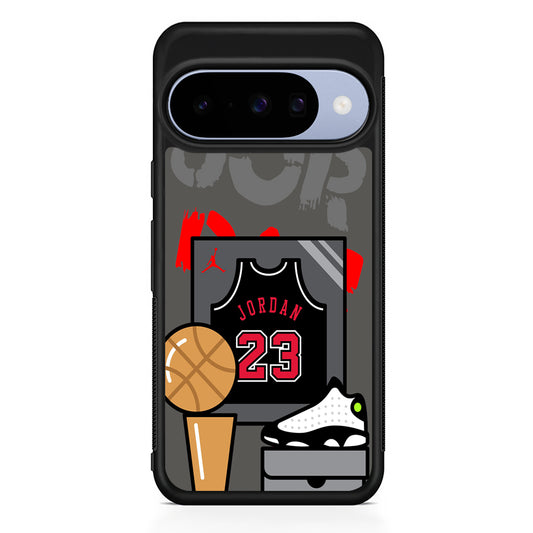 Air Jordan Trophy and Glory Google Pixel 10 Case | Google Pixel 10 Rubber Protective Case