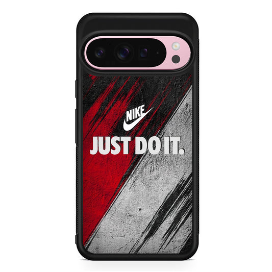 Nike Texture Abstract Red White Google Pixel 9 Pro XL Case | Protective Cover
