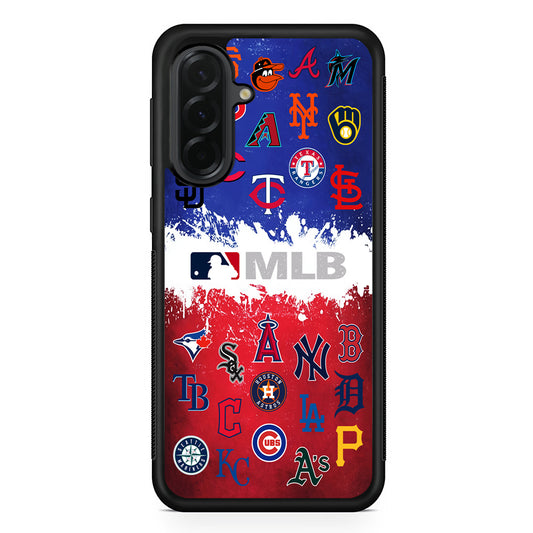 All MLB Teams Collection Samsung Galaxy A36 Case | Protective Rubber Cover