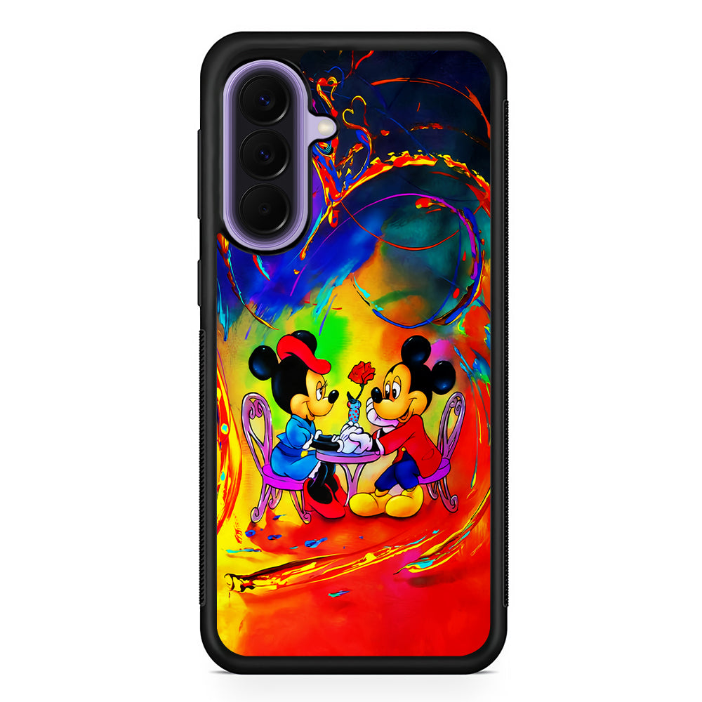 Mickey and Minnie Valentines Day Samsung Galaxy A57 Case | Slim Samsung Galaxy A57 Rubber Case
