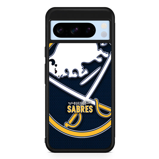 NHL Buffalo Sabres Logo Google Pixel 8 Pro Case | Slim Rubber Case for Google Pixel 8 Pro