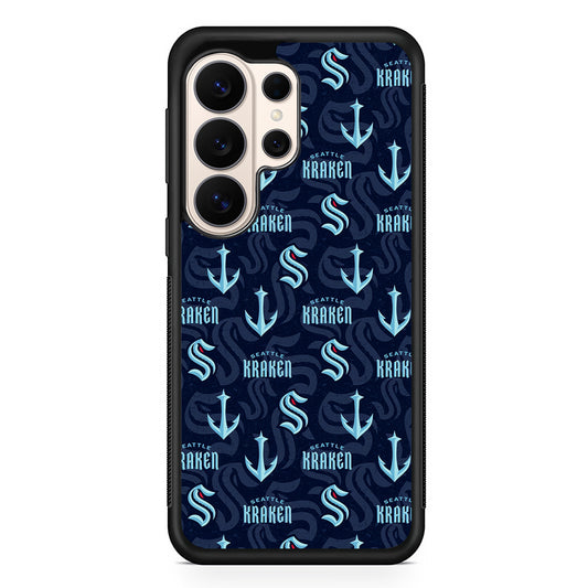NHL Seattle Kraken Pattern Samsung Galaxy S26 Ultra Case | Slim Protective Case for Samsung Galaxy S26 Ultra