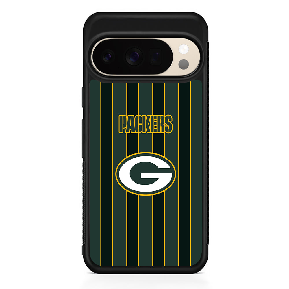 NFL Green Bay Packers Yellow Line Google Pixel 10 Pro XL Case | Slim Google Pixel 10 Pro XL Protective Case