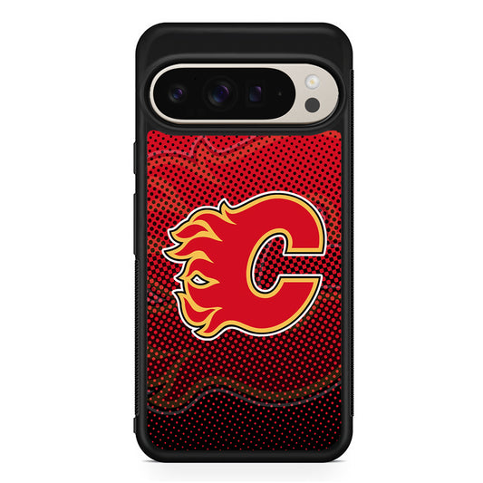 NHL Calgary Flames Dot Google Pixel 9 Pro Case | Slim Protective Cover