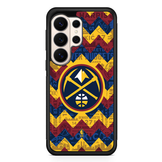 NBA Denver Nuggets Chevron Samsung Galaxy S26 Ultra Case | Slim Protective Case for Samsung Galaxy S26 Ultra