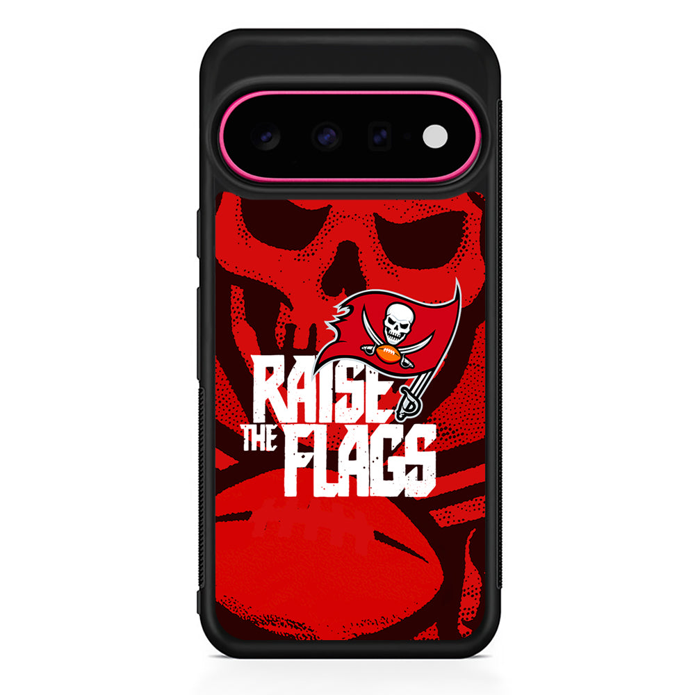 NFL Tampa Bay Buccaneers Flags Google Pixel 11 Case | Slim Shockproof Cover
