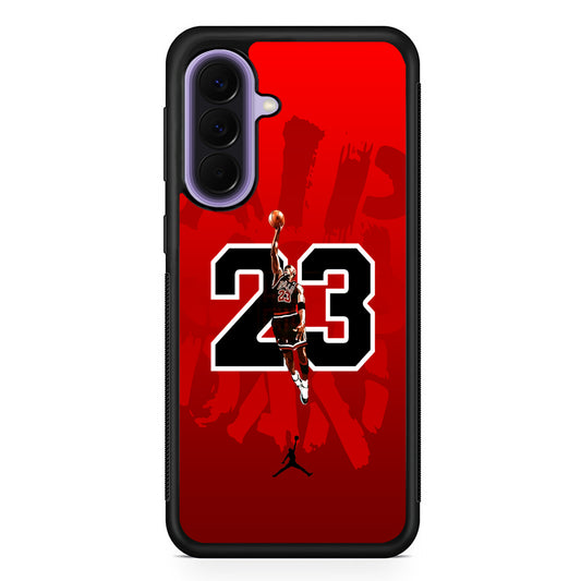 Air Jordan Fly Through The Opponent Samsung Galaxy A57 Case | Slim Samsung Galaxy A57 Rubber Case