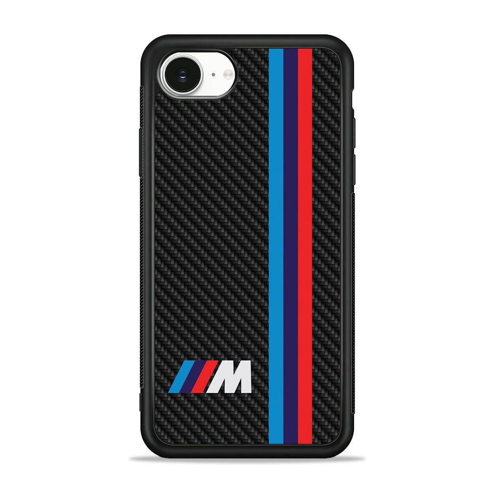 BMW Stripe iPhone 16e Case - Slim Silicone Case