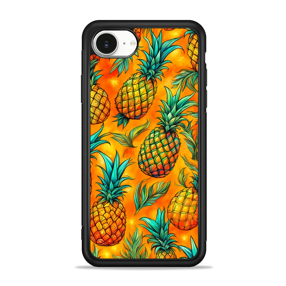Pineapple Tropical Fruits iPhone 16e Case | Protective Phone Cover