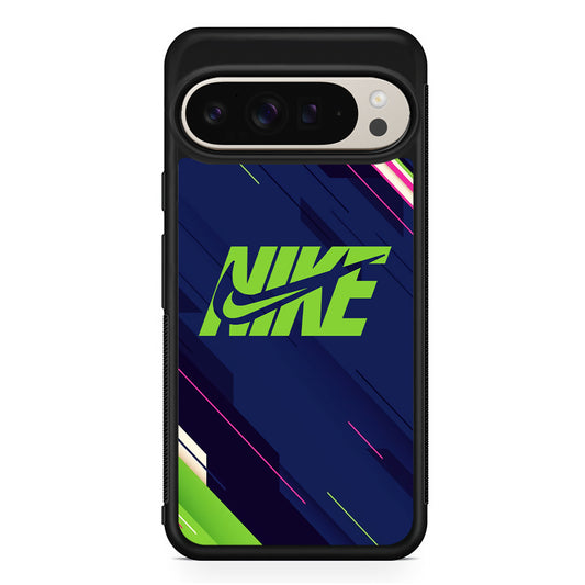 Nike Futuristic Pattern Google Pixel 9 Pro Case | Slim Protective Cover